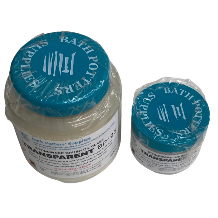 Transparent Stoneware Brush-On Glaze