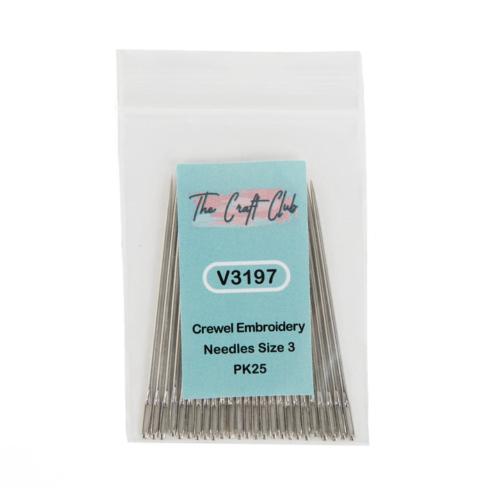 Embroidery Crewel Needles Size 3
