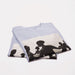 pile of 2 folded t-shirts with printed artwork