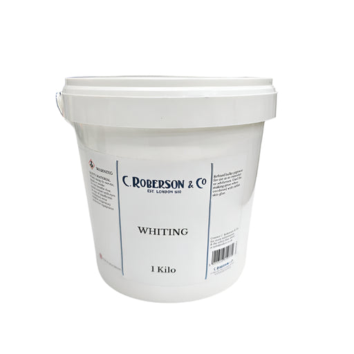 Bucket of whiting powder
