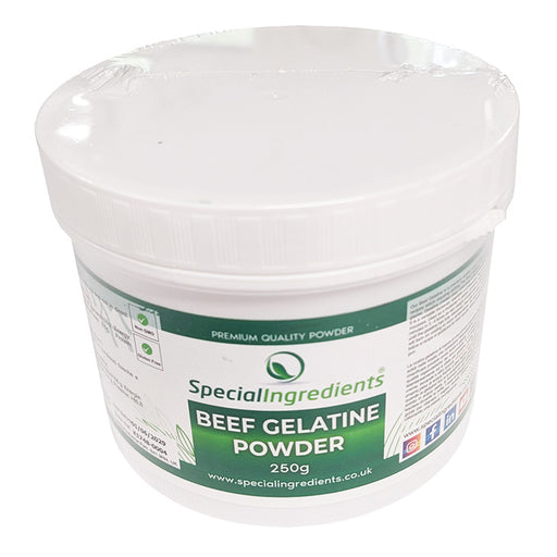 a tub of beef gelatine powder