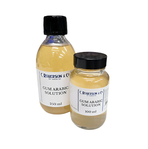 bottle of gum arabic