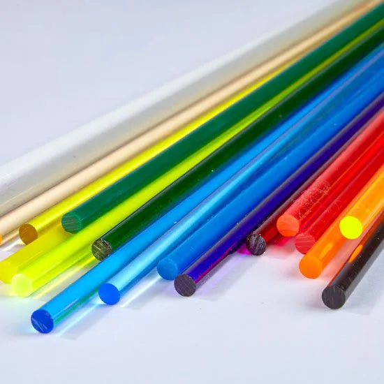 Colour Acrylic Rod 6mm