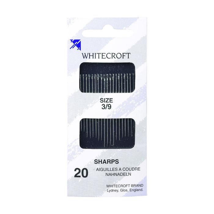 Sharps Needles Assorted Sizes 3/9 (Pack of 20)