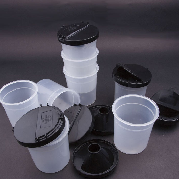 Non-Spill Pot with Flip-Top Lid