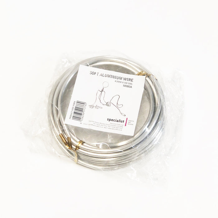 Aluminium Wire 4.5mm Diameter x 5m
