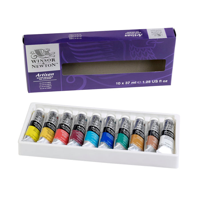 W&N Artisan Watermixable Oil Paint 10x37ml Set