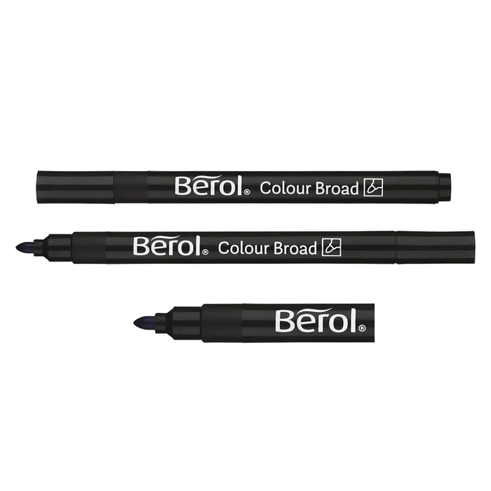 Berol Broad Pen Black (Single Pen)