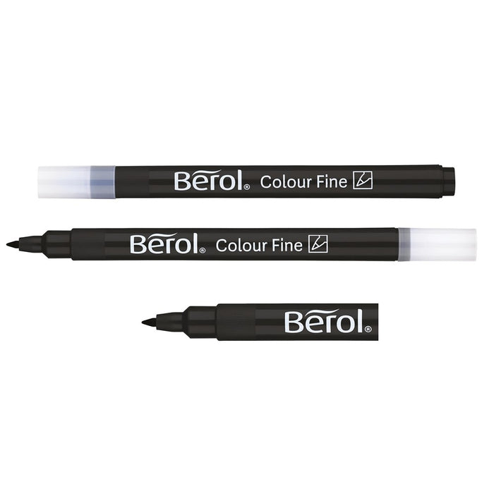 Berol Fine Pen Black (Single Pen)