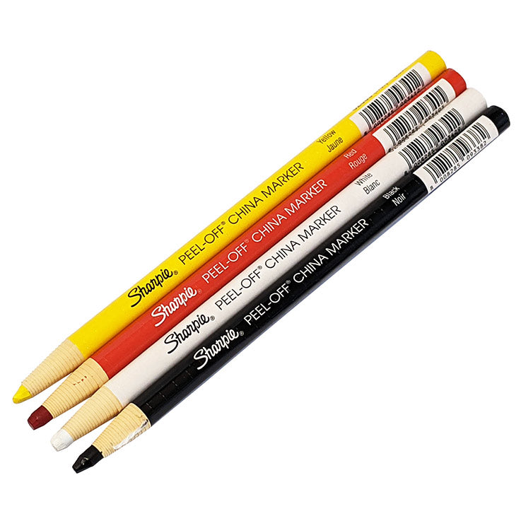 Dixon Phano Peel Off China Marker Black Grease Pencil