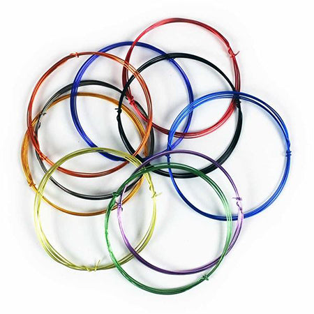 Enamelled Wire Bag 10 x 1m Assorted Colours