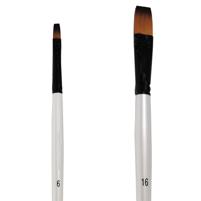 Graduate Brushes - Bright (Long Handle, Synthetic)