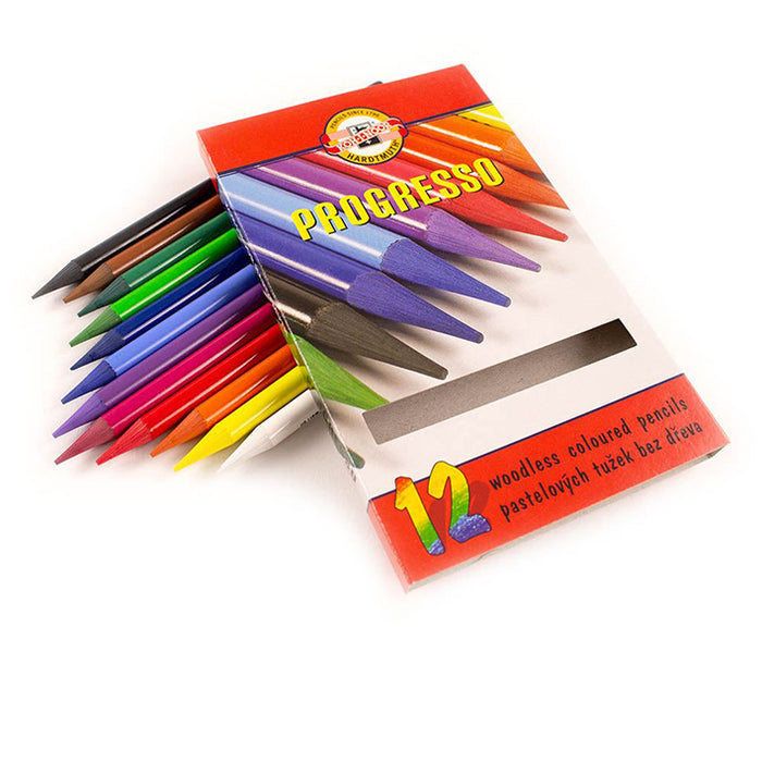 Progresso Solid Coloured Pencil Set