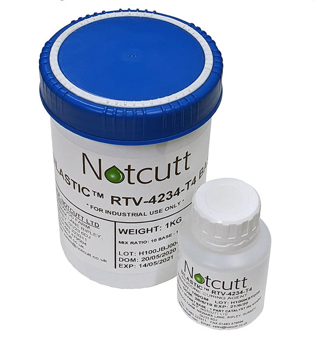 RTV-4234-T4 Silicone Rubber (1kg) + Curing Agent (100g)