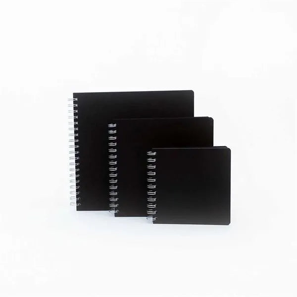 Square Euro Sketchbook, Black Microline Cover