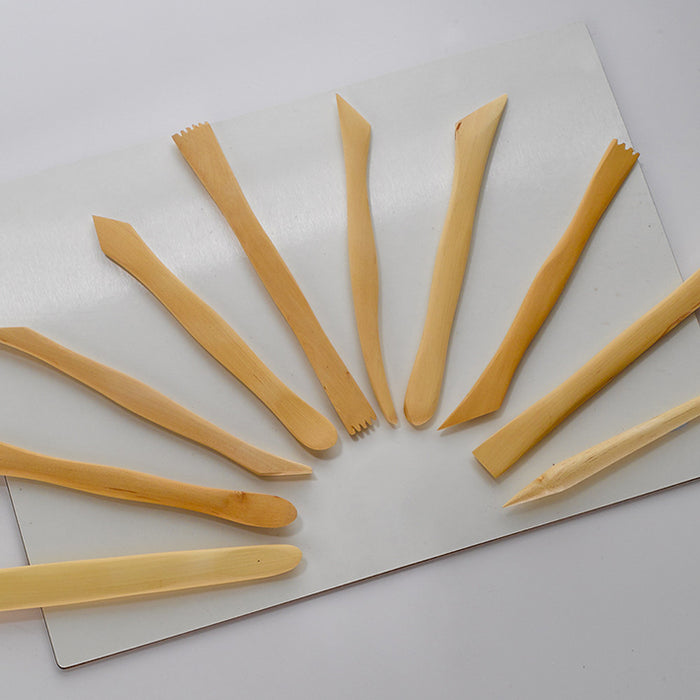 Wooden Modelling Tool (Set of 10)
