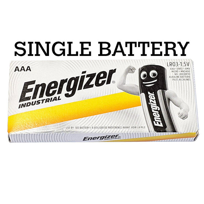 Energizer AAA Alkaline Batteries Industrial LR03 1.5V (Single)