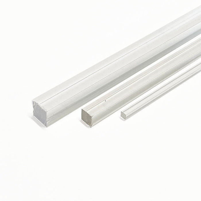 Clear Square Acrylic Rod (New Stock)