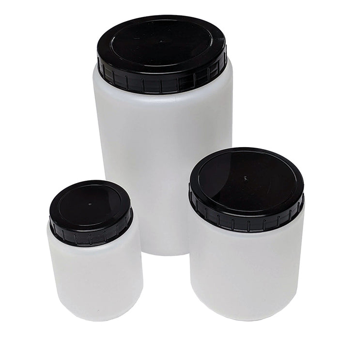 Screw Top Plastic Cylindrical Jars