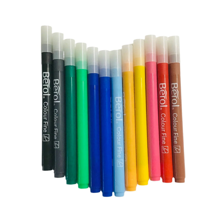 marker pens in various colours