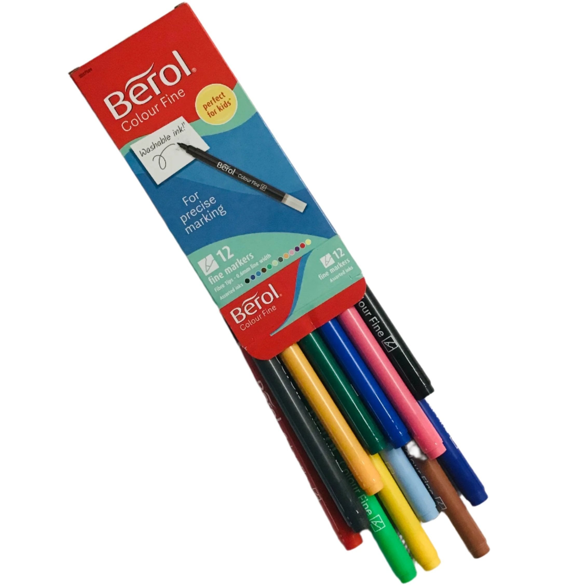 Berol Colour Berol Fineliner Black Mm Berol Colour Fine Pens Berol