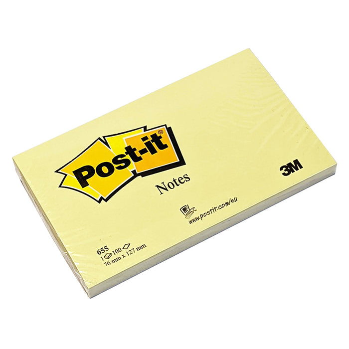 Post-it Notes Canary Yellow 100 Sheet Pad