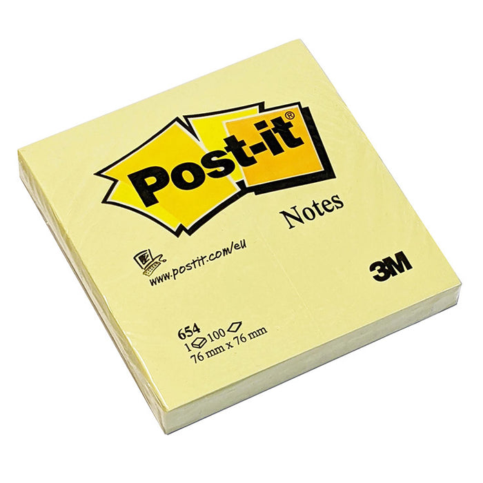 Post-it Notes Canary Yellow 100 Sheet Pad