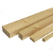 Softwood timber in various sizes